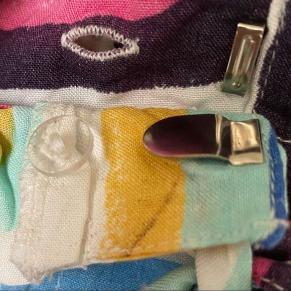 🆕 Native Youth: Wide Leg Short in Abstract Multi Wave Print - Picture 8 of 15